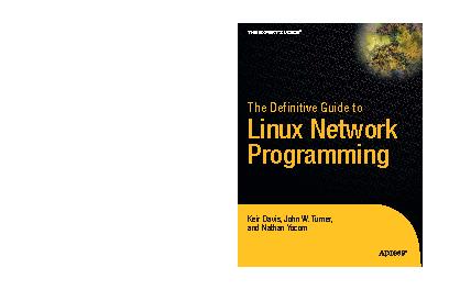 The definitive guide to Linux network programming