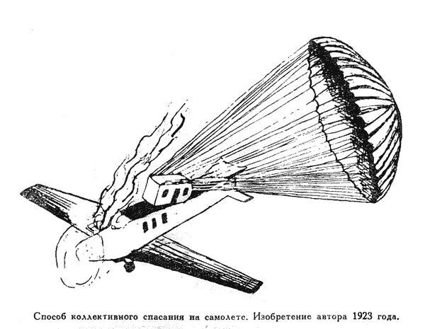 История одного изобретения. Русский парашют